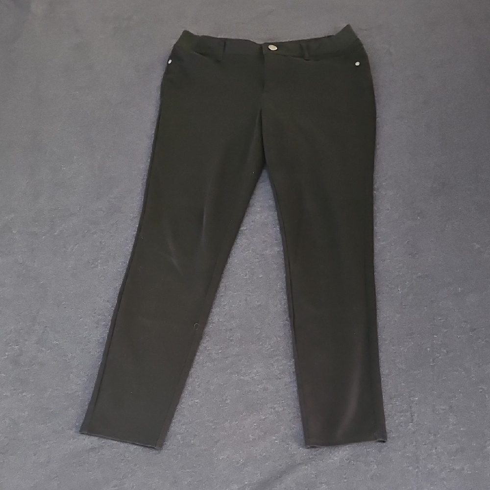 Simply Vera Vera Wang Black Skinny Mid Rise Pants